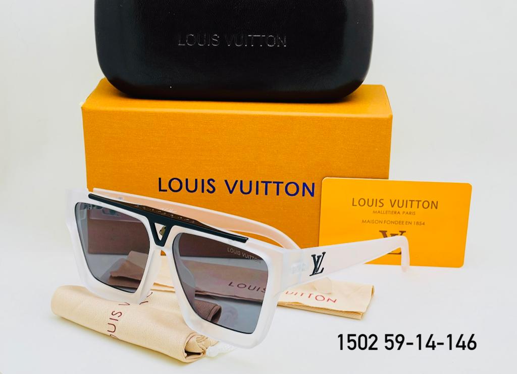 LV White Glasses - Meya Luxury Brand