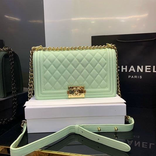 CHANEL Caviar Chevron Quilted Big Size - Meya Luxury Brand