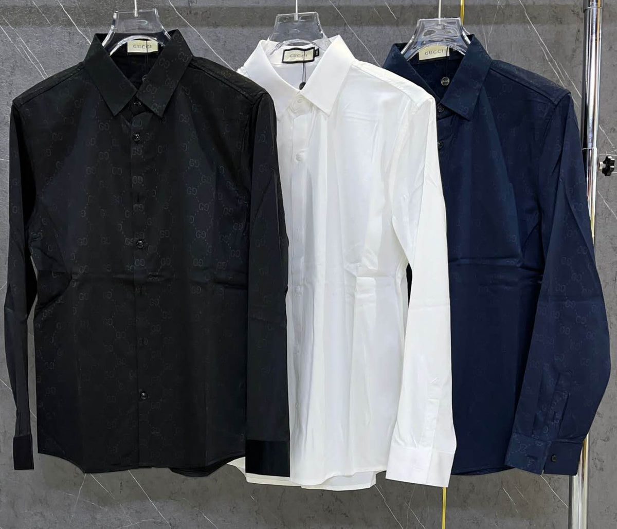 Meya Luxury Brand Gucci Men's Shirt – White