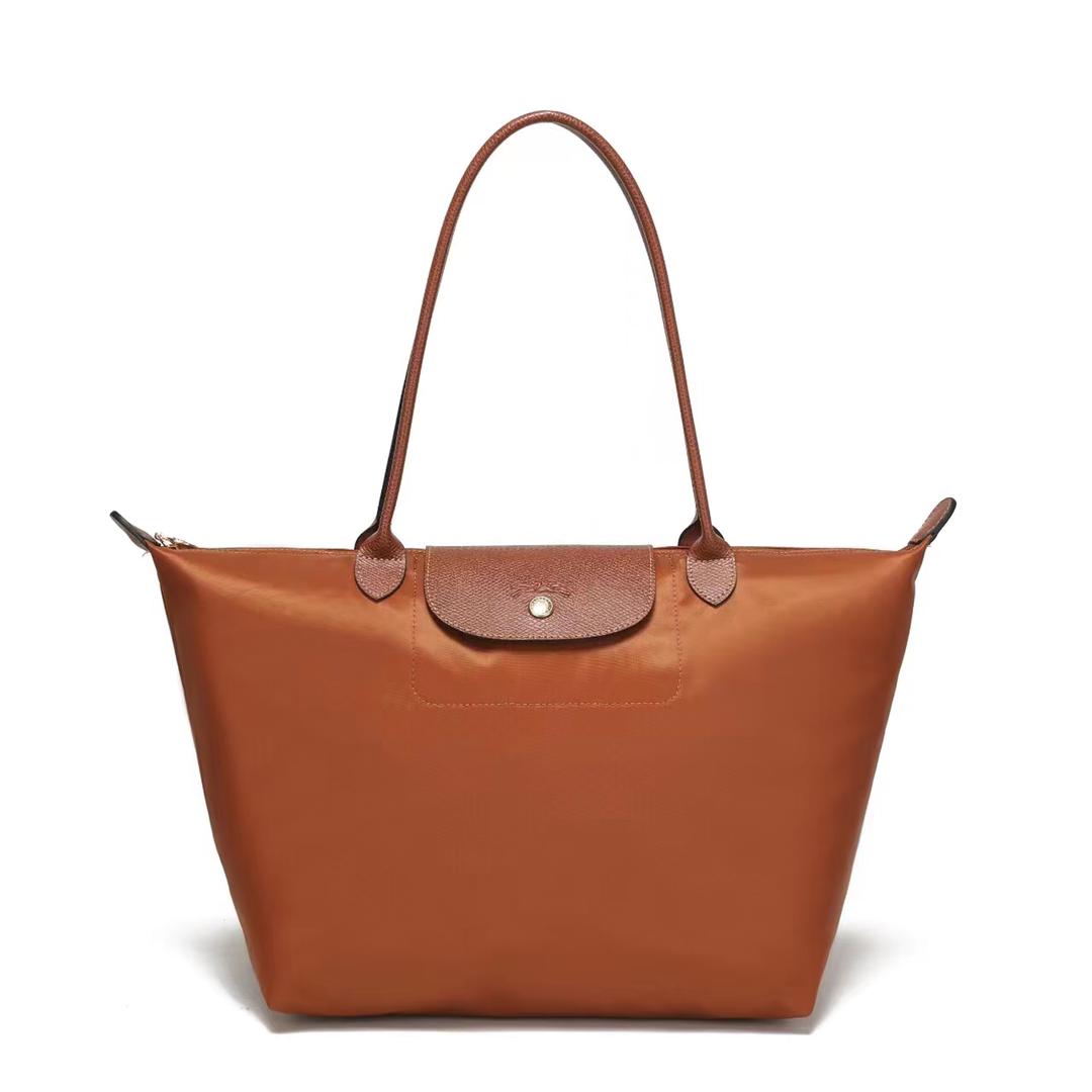 Brown Longchamp women’s tote bag