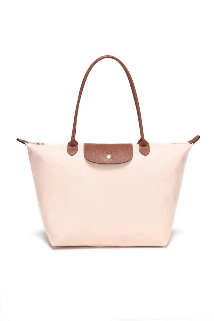 Light-pink Longchamp women’s tote bag