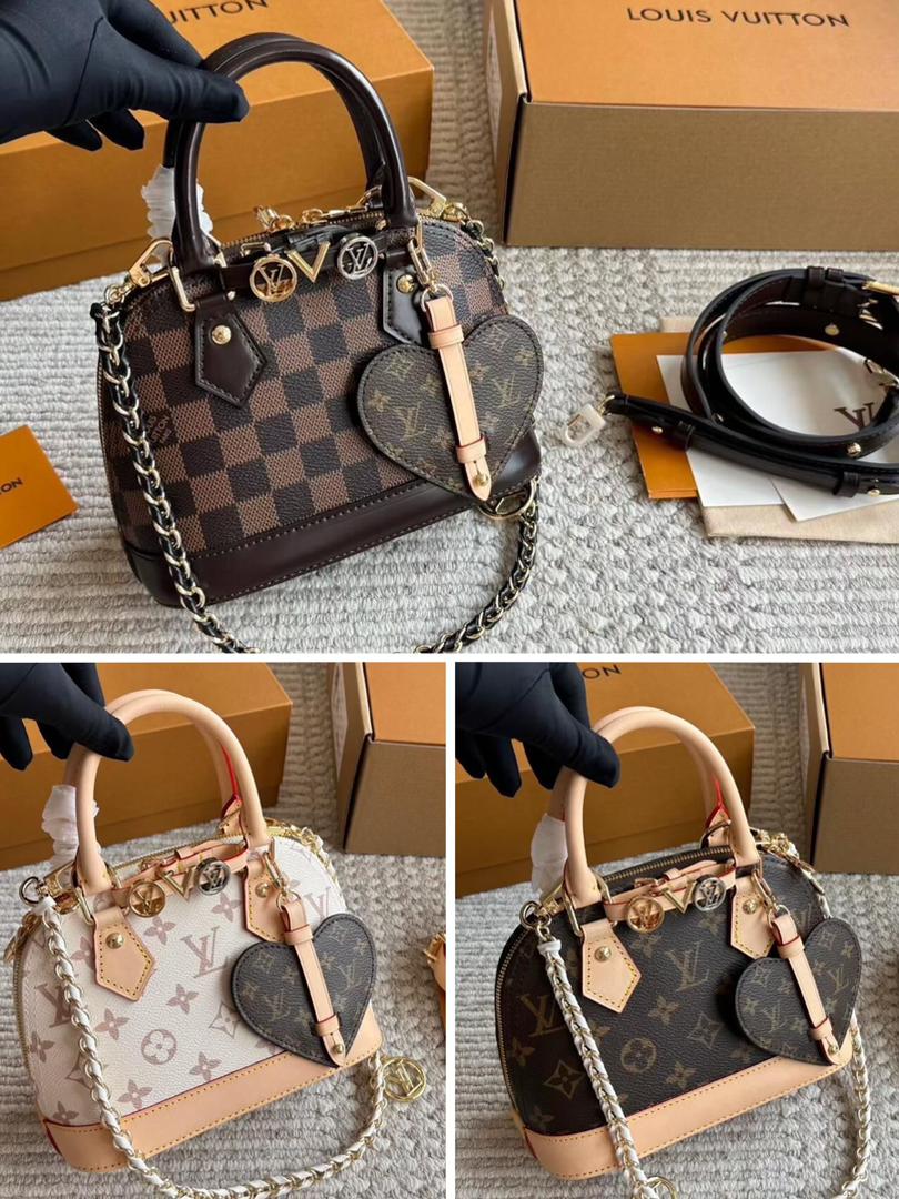 Brown and cream women’s mini handbag options