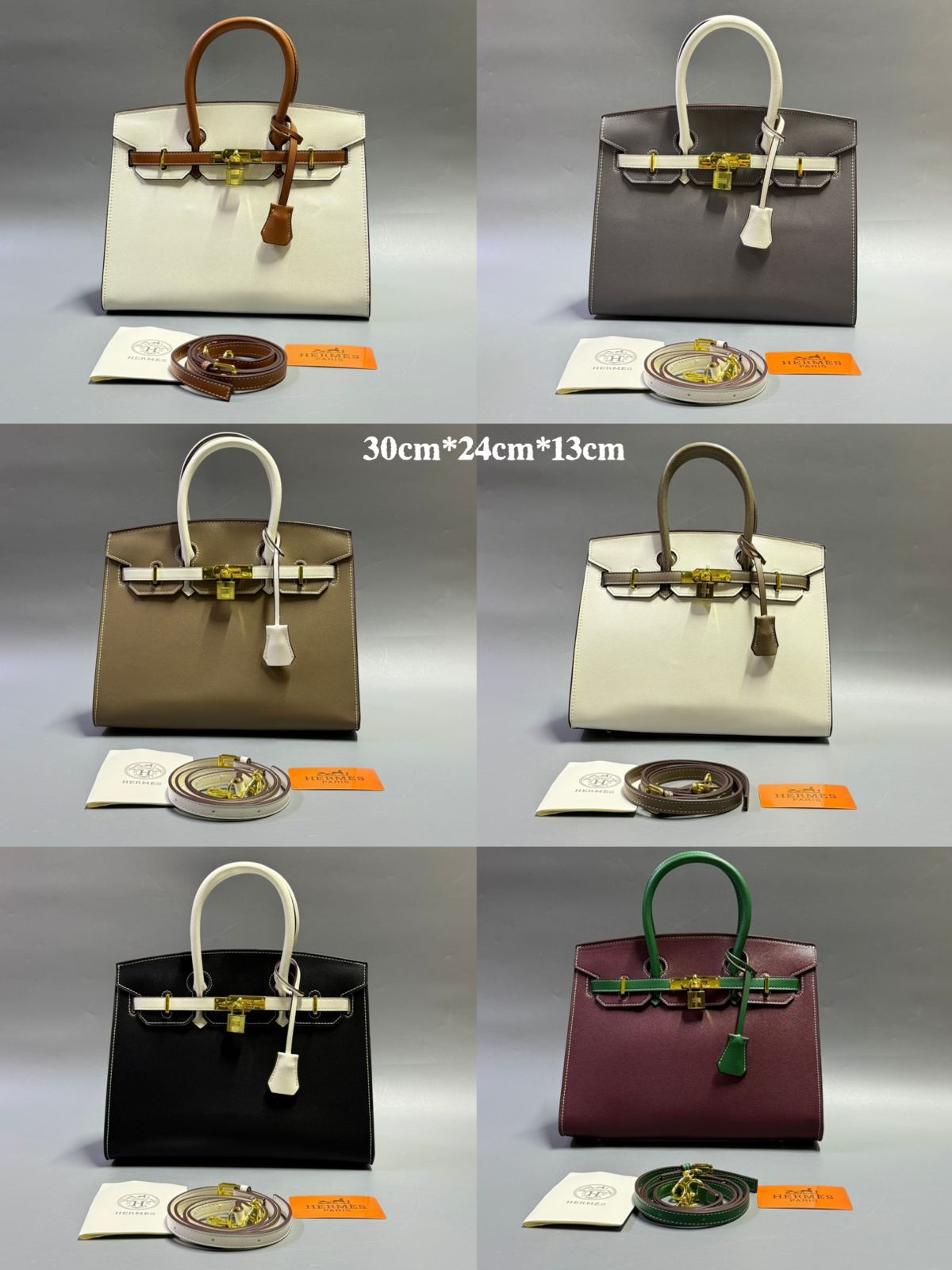 Multiple color choices for luxury designer leather handbag at Meya Luxury Brand