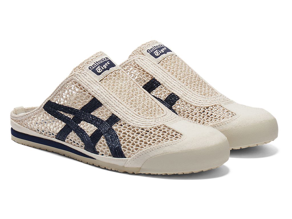 Onitsuka Tiger MEXICO 66 SABOT cream blue pair view
